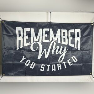 Motivational Banner Tapestry (polyester) 5x3Ft. With 4 Grommets